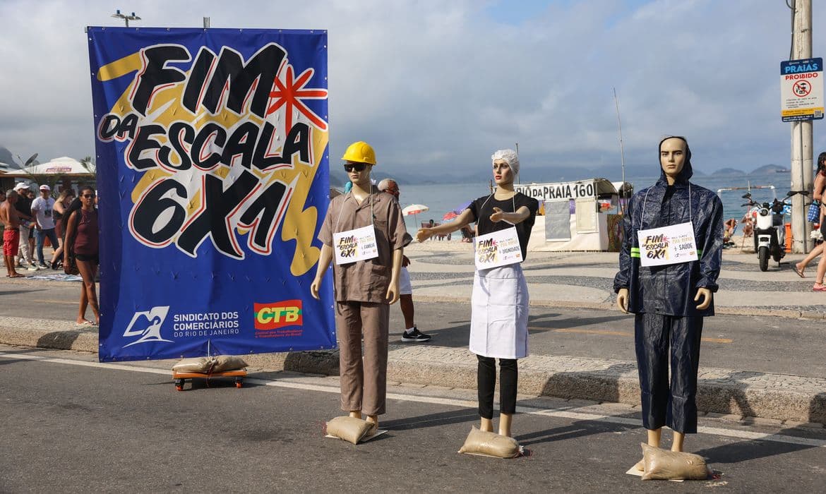 Governo lança campanha nacional pelo fim da escala de trabalho 6x1 (Foto por Tomaz Silva/Agência Brasil)