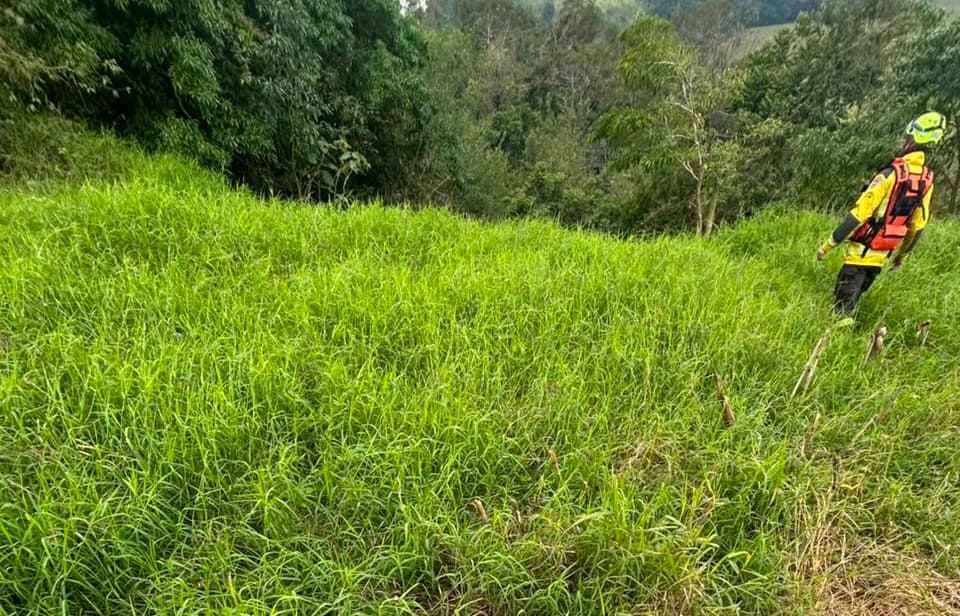 Buscas a desaparecido em Palmitos entram no quarto dia