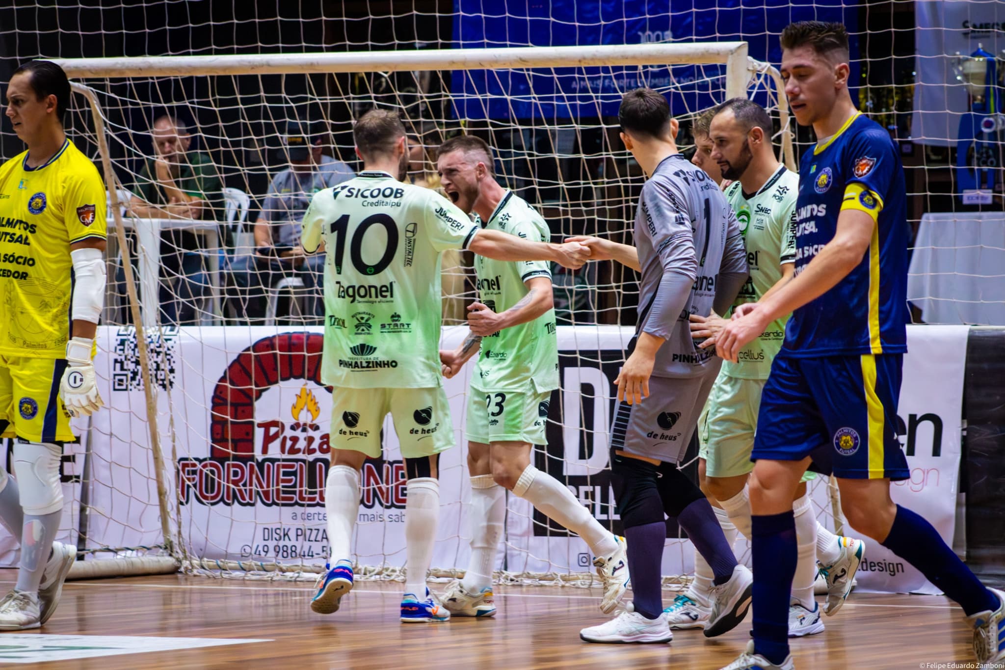 Pinhalense Futsal Zagonel busca confirmar liderança contra Palmitos