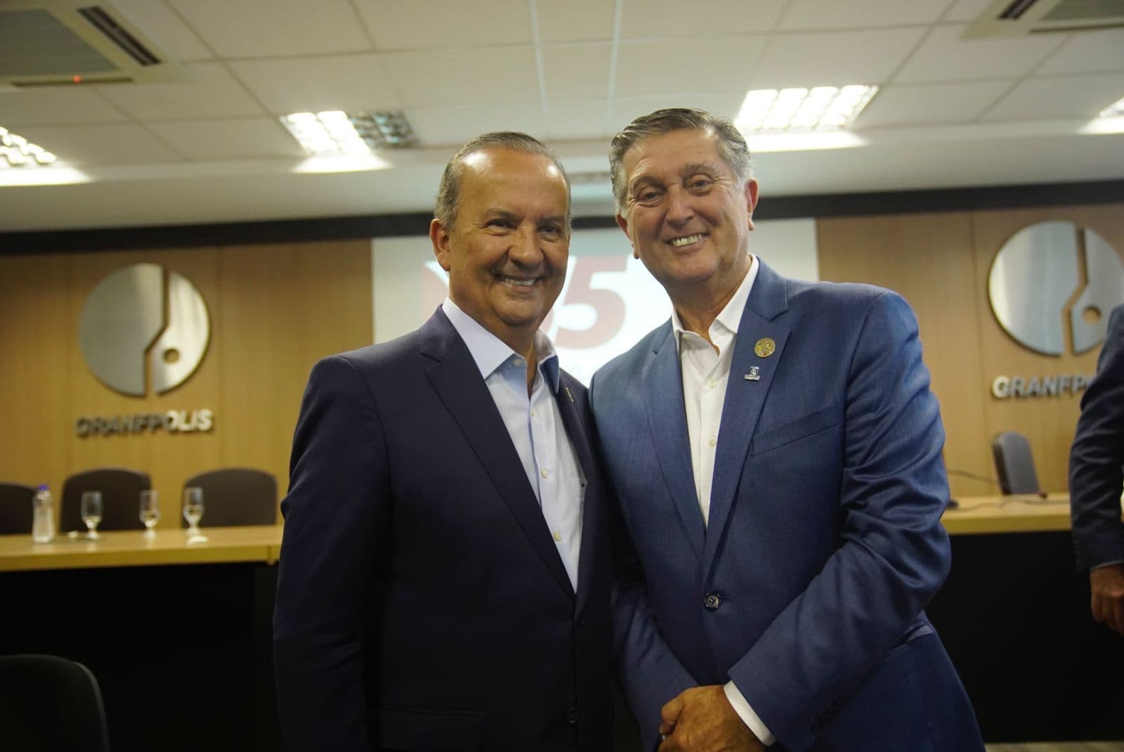 Topázio manifestou apoio a Jorginho Mello para as eleições de 2026 (Foto por Diorgenes Pandini)