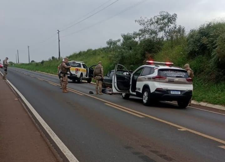 Crime começou em São Lourenço do Oeste (Foto por Polícia Militar)