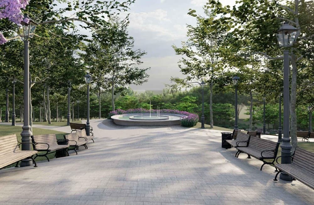 Bosque em projeto 3D (Foto por Divulgação / Prefeitura de Maravilha)