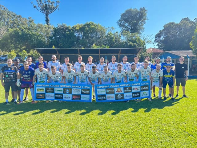 Grêmio Santa Lúcia sai na frente, mas cede empate em casa pelo Estadual
