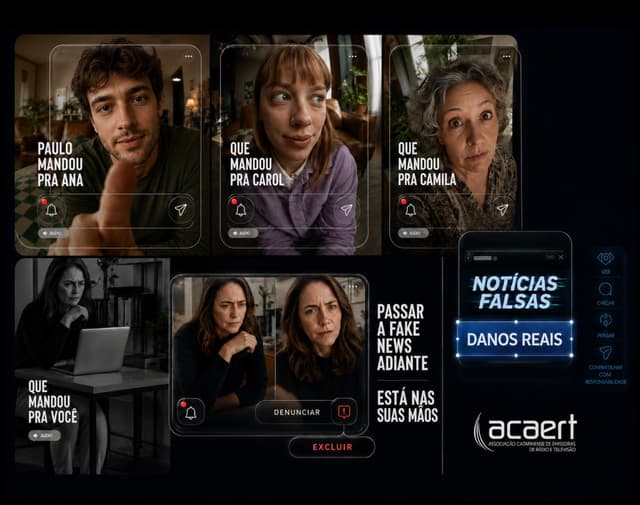 ACAERT lança campanha de combate às fake news e valorização da informação responsável