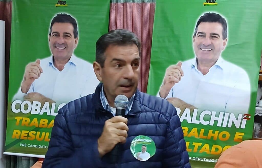 Cobalchini diz que vai lutar por candidatura do MDB ao governo em 2030 (Foto por Reprodução/Internet)