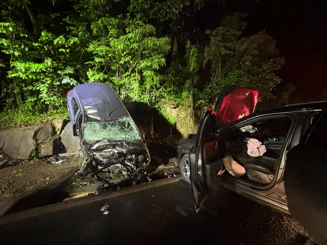 Colisão frontal mata casal na BR-282, em Nova Erechim