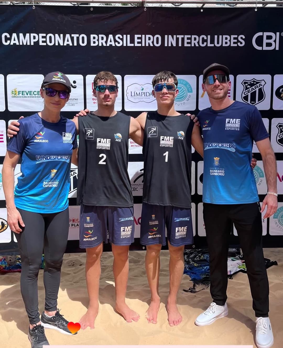 Kelvin Birk e Arthur Lenzi fecham 2026 entre os melhores do Brasil no Sub-17 de Vôlei de Praia