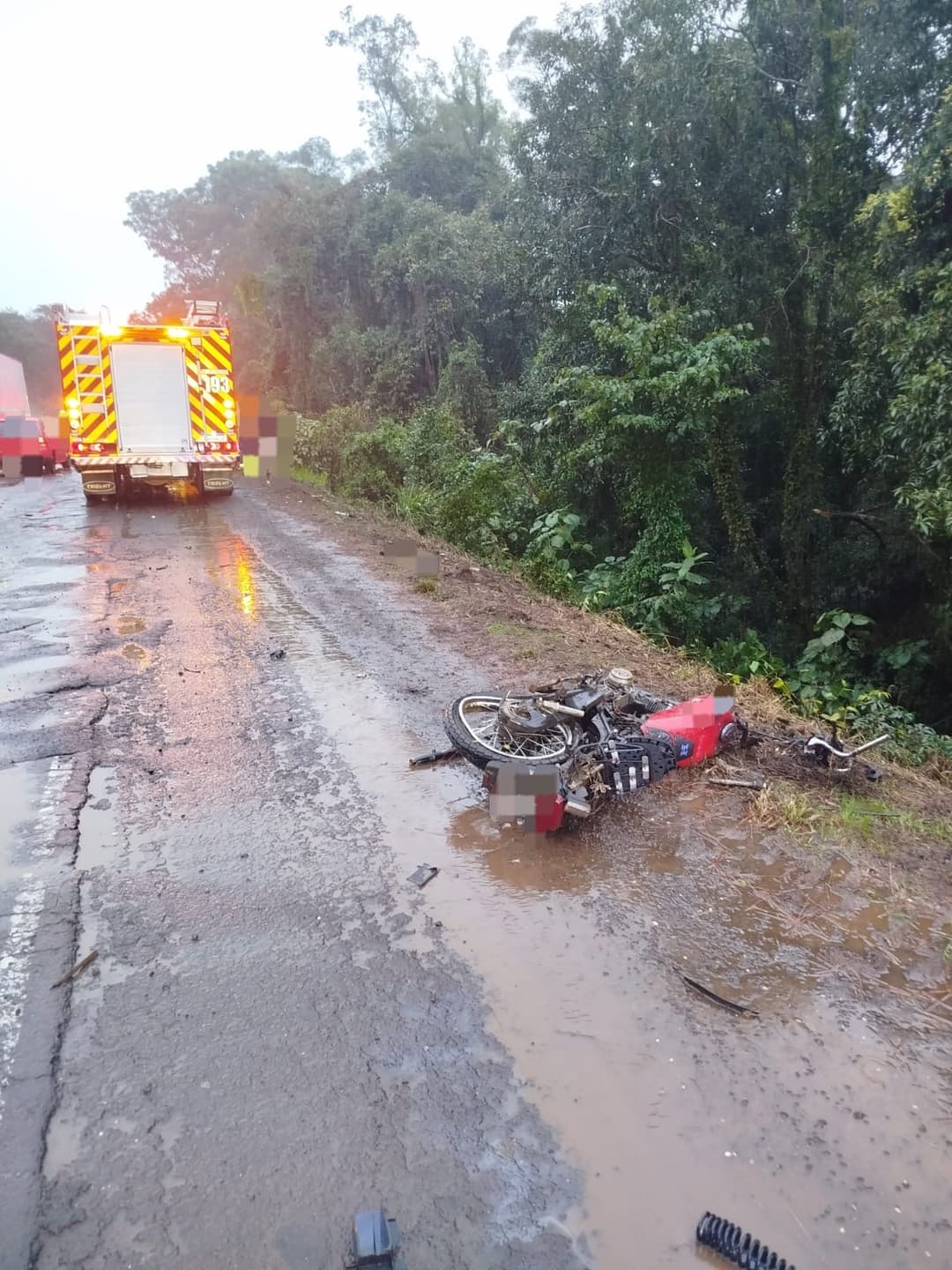 Motociclista morre em grave acidente na BR-282, em Maravilha