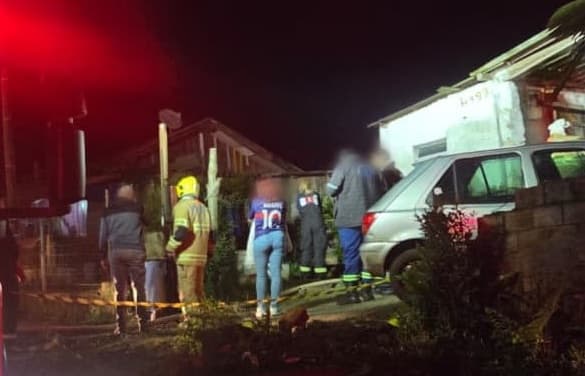 Tragédia ocorreu no Meio-Oeste catarinense (Foto por Corpo de Bombeiros)