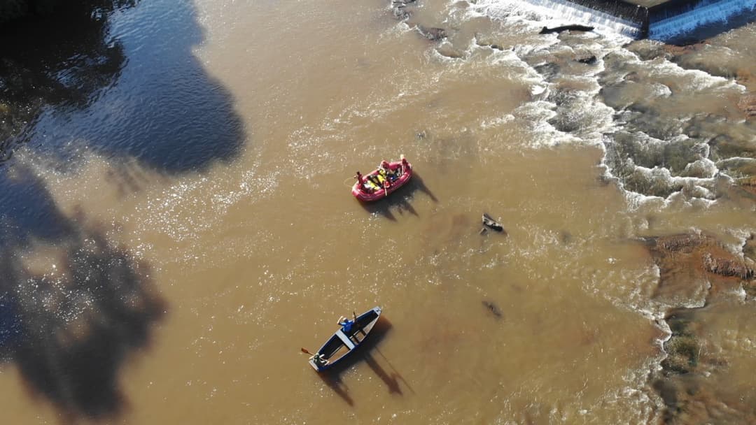 Bombeiros localizam corpo de vítima de afogamento no Rio Chapecó