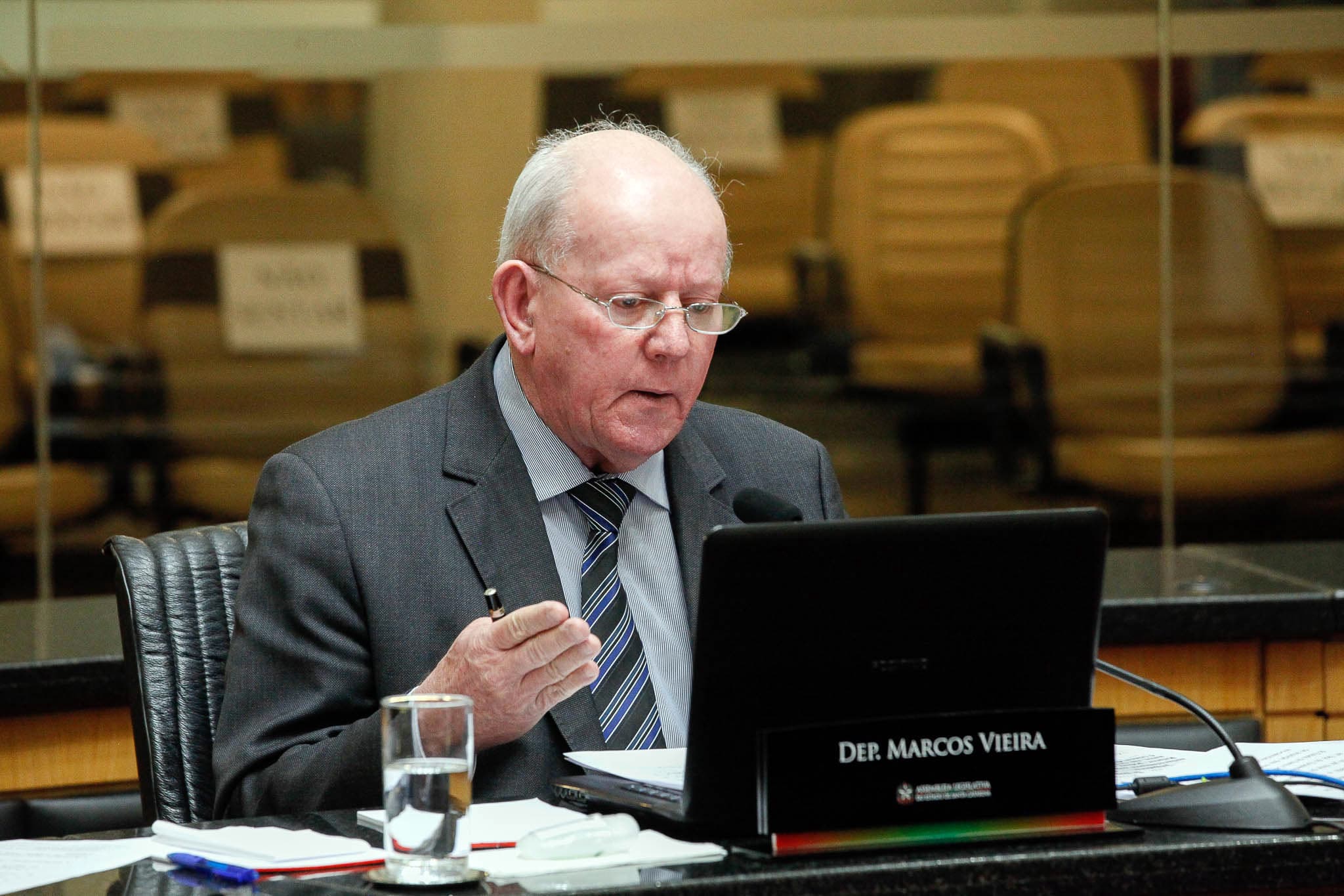 Deputado Marcos Vieira na ALESC (Foto por Divulgação)