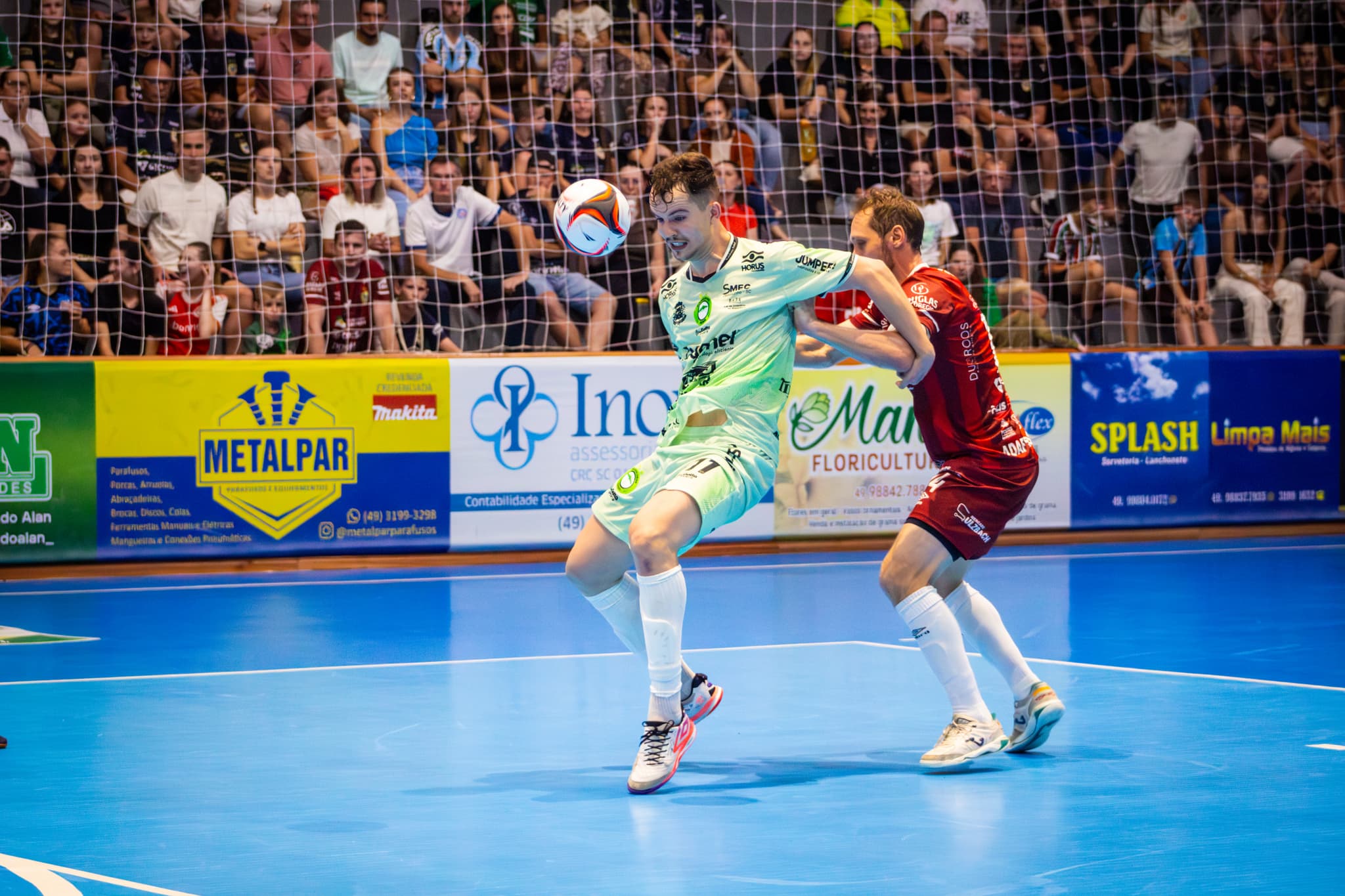 Adaf Saudades recebe a Pinhalense Futsal Zagonel neste sábado pela Copa SC (Foto por Felipe Eduardo Zamboni)