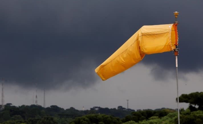 Ciclone extratropical pode provocar ventos fortes e temporais (Foto por Defesa Civil SC)