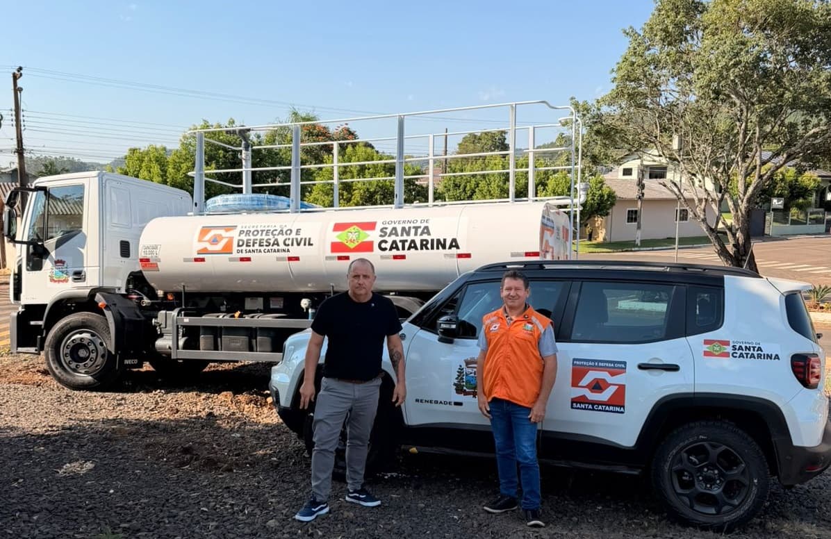 Sul Brasil recebe caminhão e carro para a Defesa Civil (Foto por Divulgação)