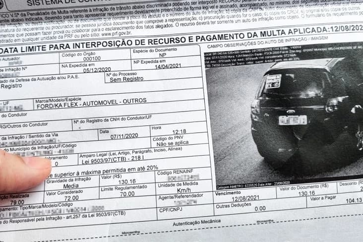 Multas poderão deixar de acompanhar veículos em casos específicos