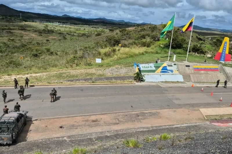 Fronteiras estão abertas e forças de segurança do Brasil acompanham movimentação (Foto por Agência Brasil)