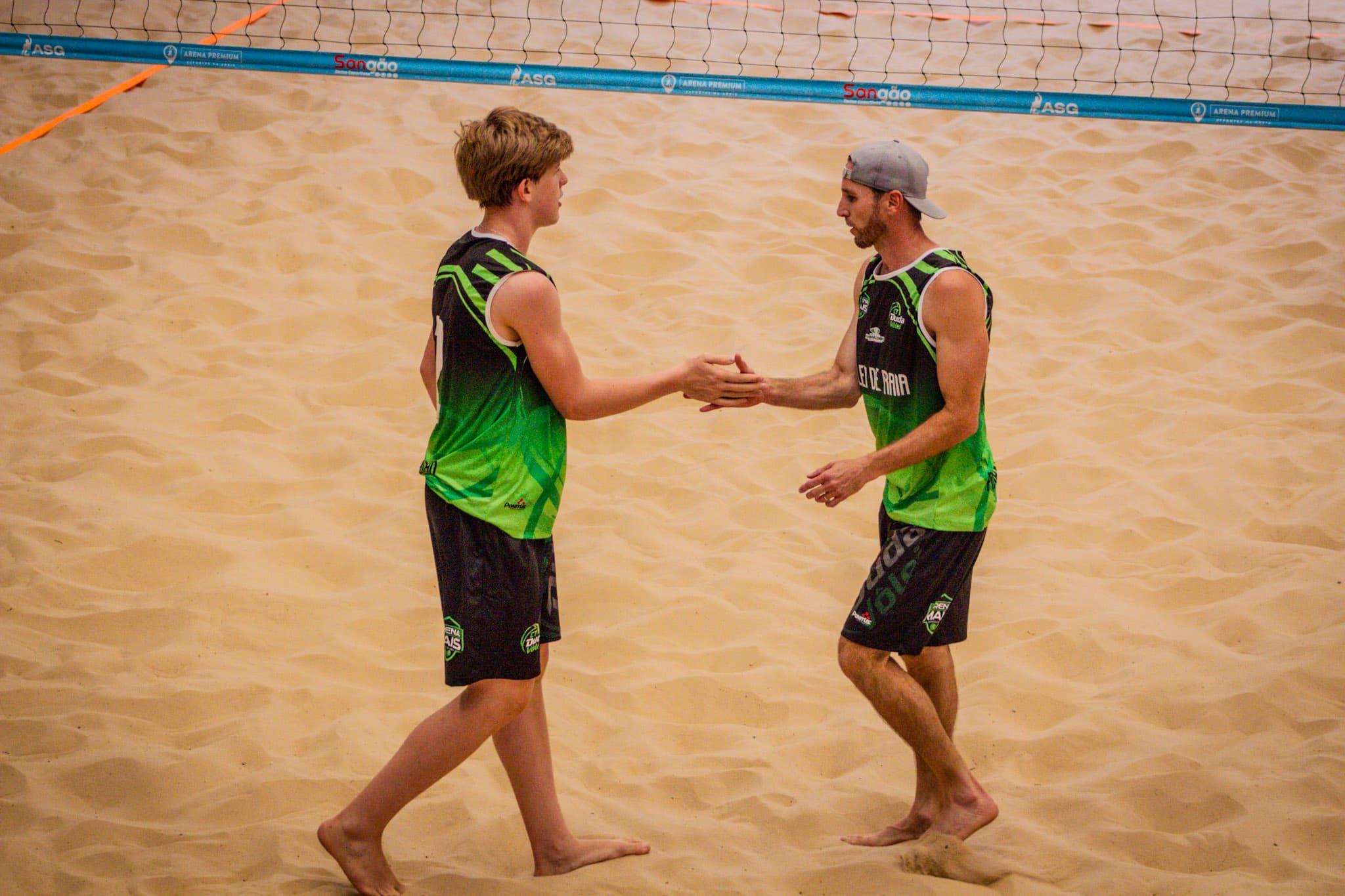 Luis e Duda formaram a dupla de Pinhalzinho no Jasc (por Felipe Eduardo Zamboni)