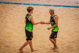 Luis e Duda formaram a dupla de Pinhalzinho no Jasc (por Felipe Eduardo Zamboni)