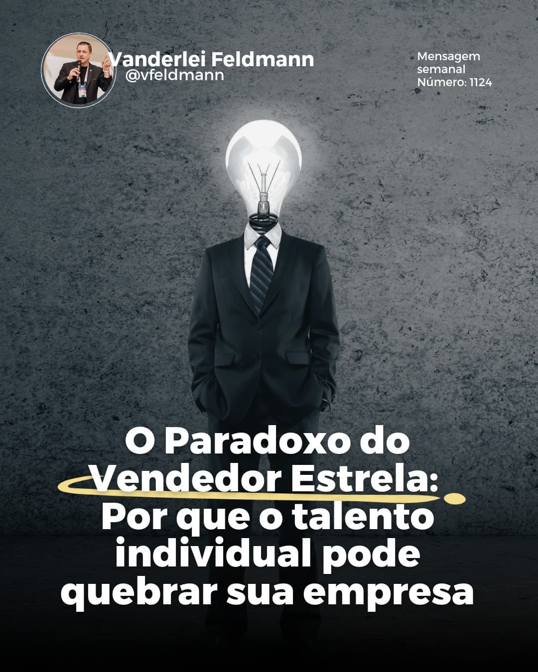 Essa é a mensagem semanal de número #1.124 (Foto por Divulgação)