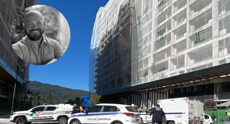 Homem natural de Palmitos morre após queda em vão de elevador em obra no Litoral de SC