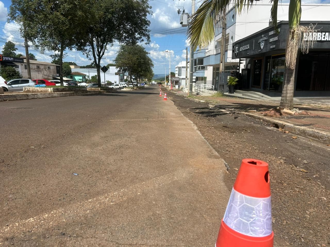 Casan vem fazendo obras de melhorias em Pinhalzinho (Foto por Gilmar Bortese)
