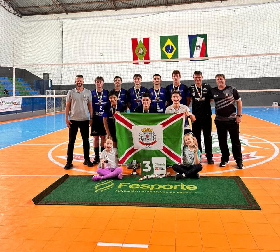 Pinhalzinho avança à Etapa Regional no vôlei masculino dos Joguinhos Abertos