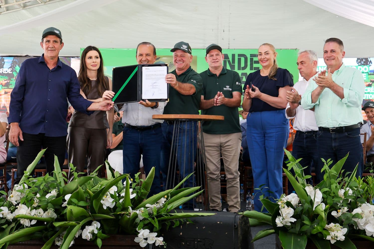 Lançamento do Pronampe Leite reúne lideranças na Tecnoeste 2026 (Foto por Roberto Zacarias/Secom GOVSC)