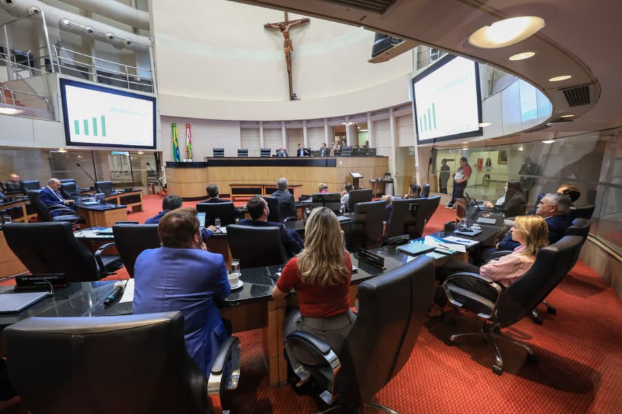 Reunião na Alesc detalha situação financeira do Estado (Foto por Daniel Conzi / Agência Alesc)