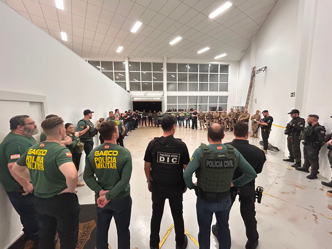 Polícia e Gaeco montam grande operação na região