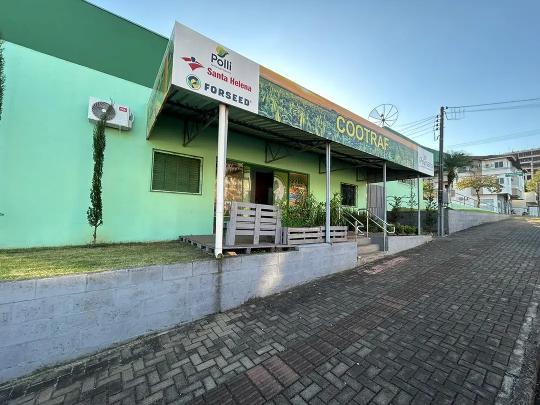 Sede da Cootraf em Pinhalzinho (Foto por Gilmar Bortese)