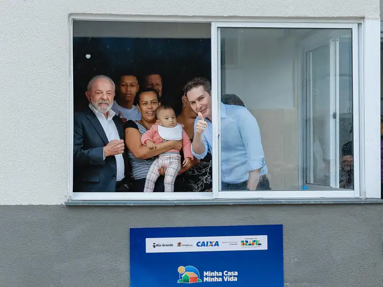 Lula entrega 1.276 unidades do Minha Casa, Minha Vida no RS (Foto por Ricardo Stuckert/PR)