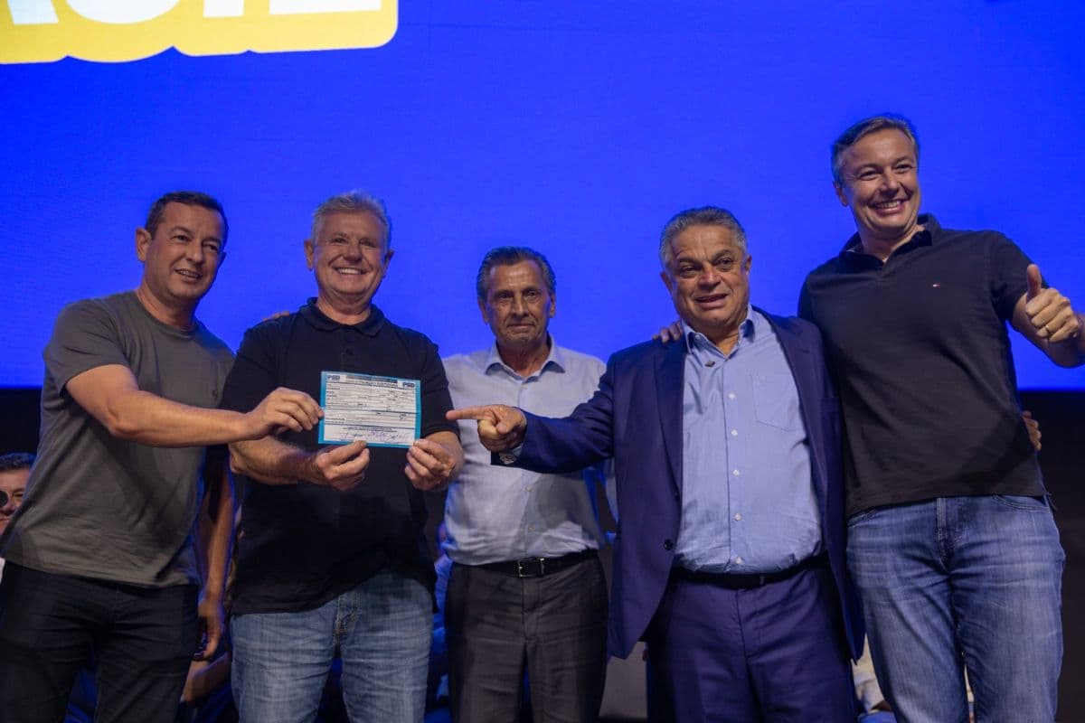 A filiação foi acompanhada por nomes importantes do PSD (Foto por Divulgação)