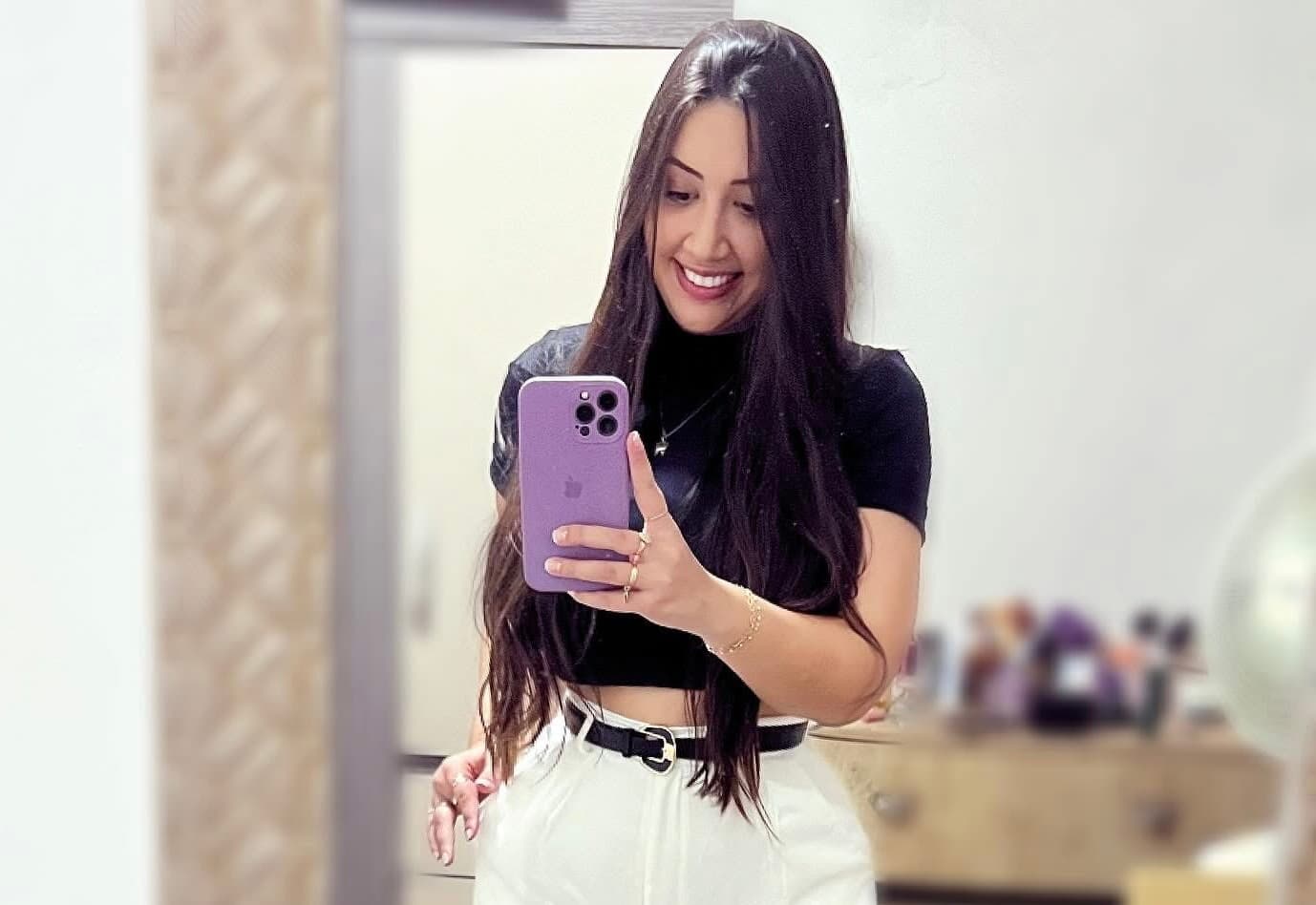 Paola tem familiares no Oeste (Foto por Arquivo pessoal)