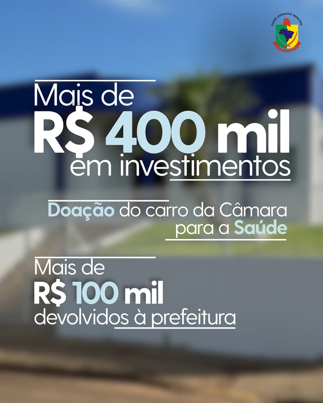 Câmara de Vereadores de Nova Itaberaba encerra 2025 com investimentos e devolução de recursos ao município