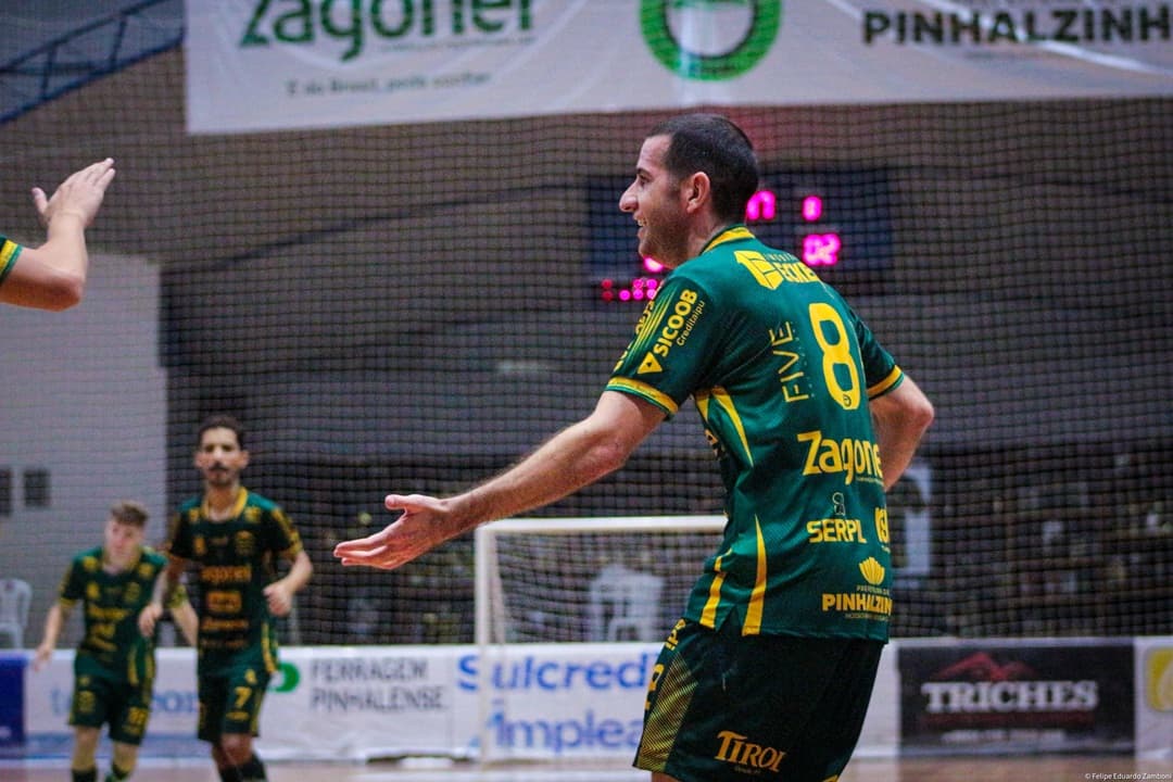 Pinhalense Futsal Zagonel venceu a Yeesco pela Copa SC neste ano (Foto: Felipe Eduardo Zamboni)
