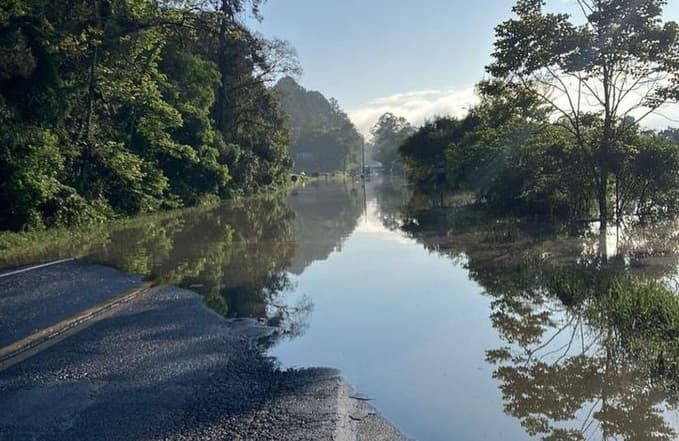 Chuvas em Santa Catarina deixou cidades alagadas (Foto: Divulgação)