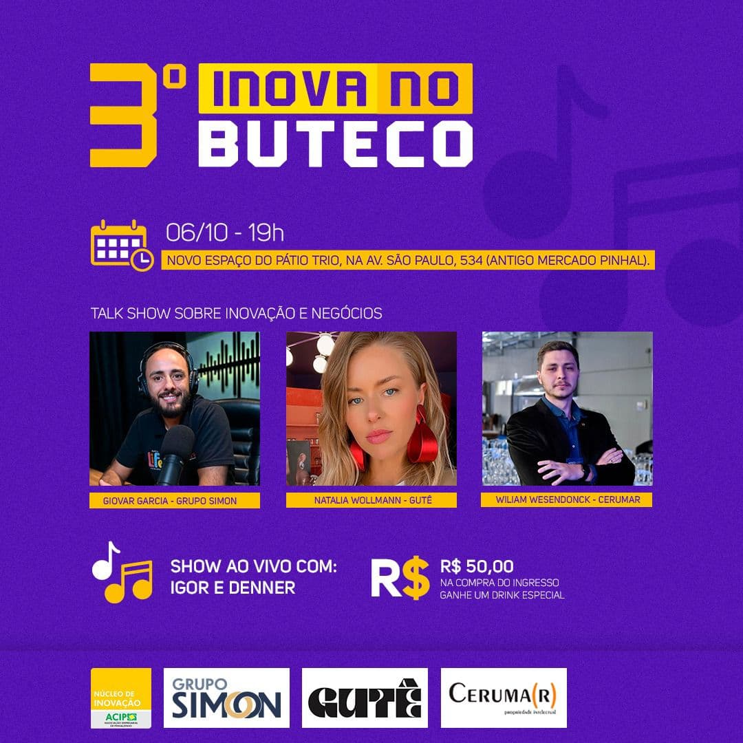 Na compra do ingresso o participante ganha um drink (Foto: Divulgação)