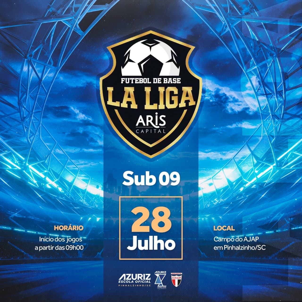 Jogos serão nos campos do Ajap (Foto: Divulgação)