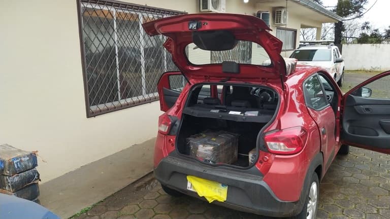 PRF prende carga de drogas em Serra Alta (Foto: PRF)