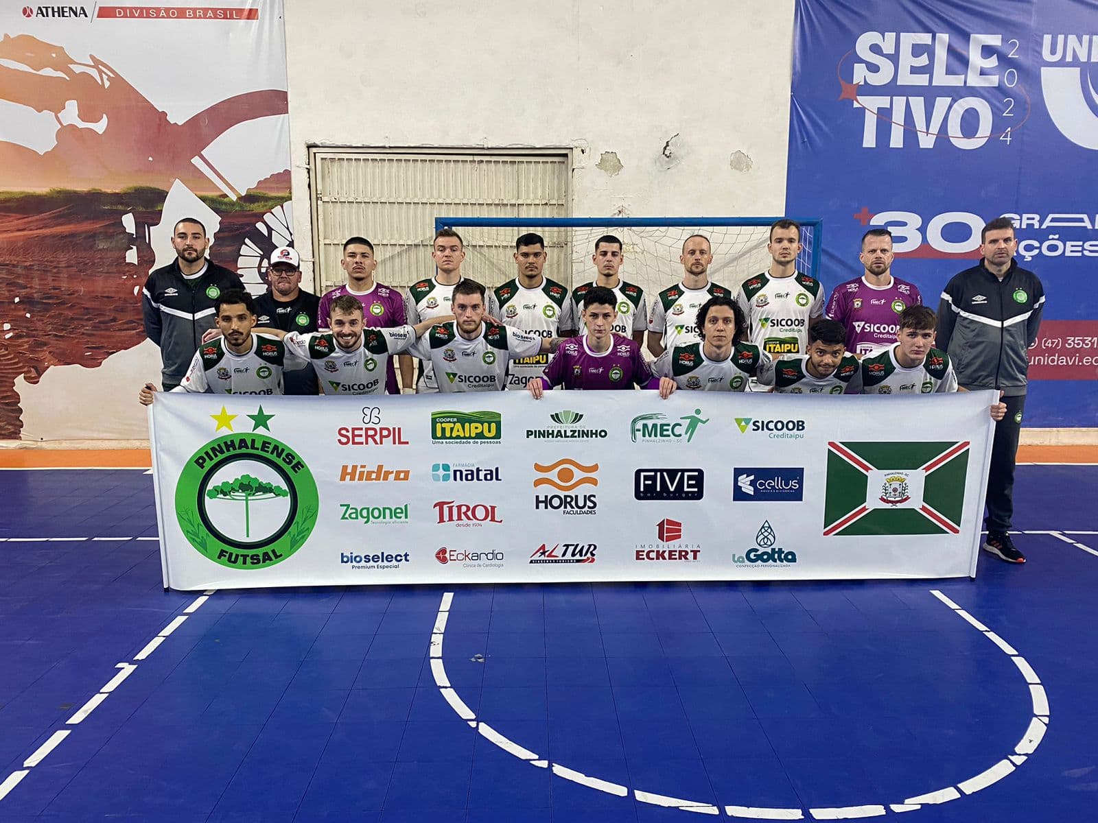 A Pinhalense tirou a invencibilidade em casa de Rio do Sul (Foto: Divulgação)