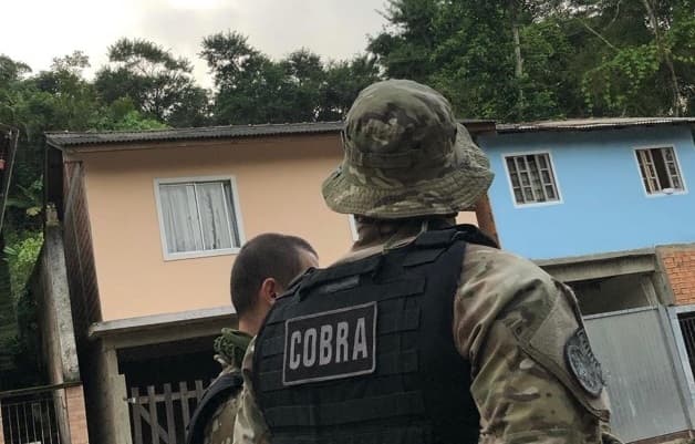 Bope desativa explosivo no Oeste de SC (Foto: Polícia Militar)