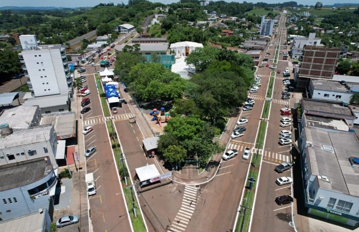 Centro de Nova Erechim (Foto: Ascom Prefeitura )
