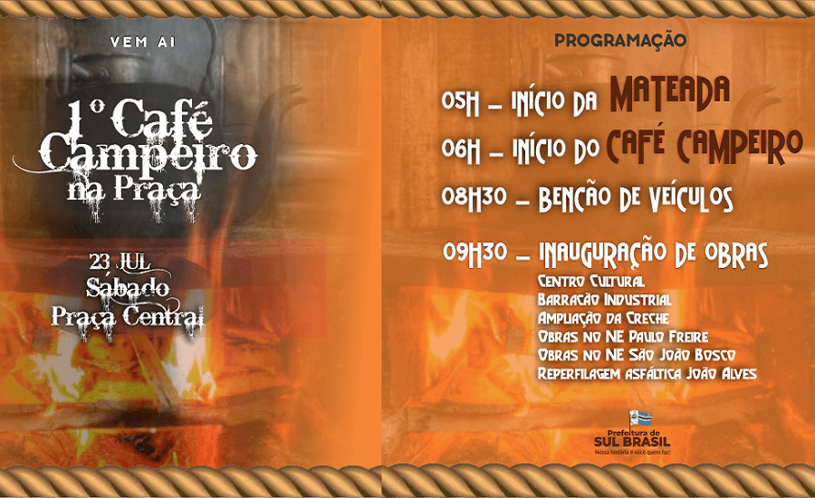O Café Campeiro é gratuito para todos os municípes (Foto: Assessoria de Comunicação)