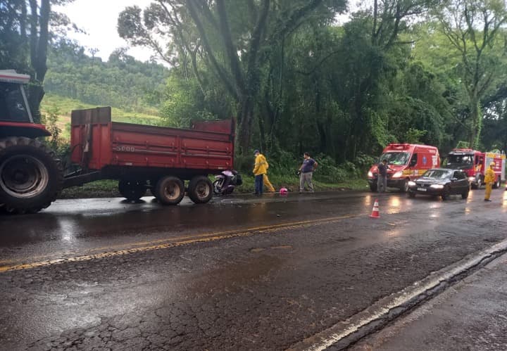 Mulher não resisitu aos ferimentos (Foto: Corpo de Bombeiros)