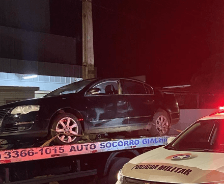 PM recuperou automóvel (Foto: Divulgação)