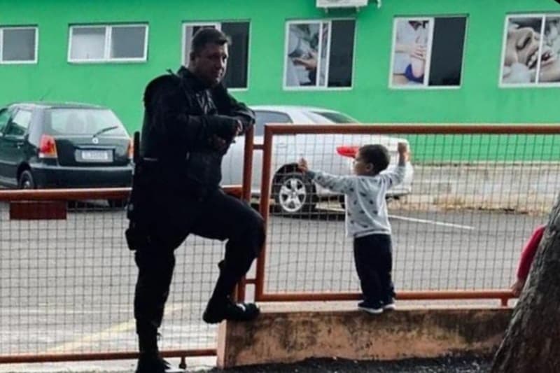 Vigias já estão atuando nas escolas municipais de Nova Erechim (Foto: Divulgação )