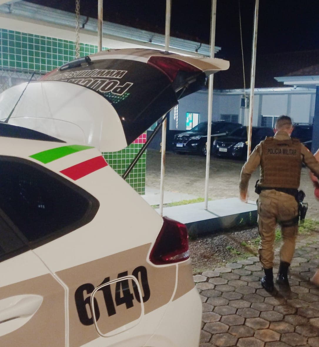 Policia prende homem por tentativa de homicídio (Foto: Polícia Militar )