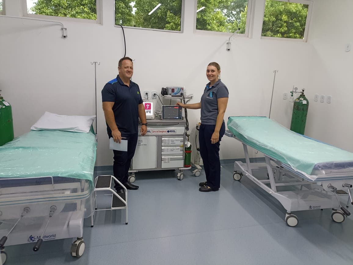 Novo ambulatório do Hospital de Nova Erechim (Foto: Gilmar Bortese)