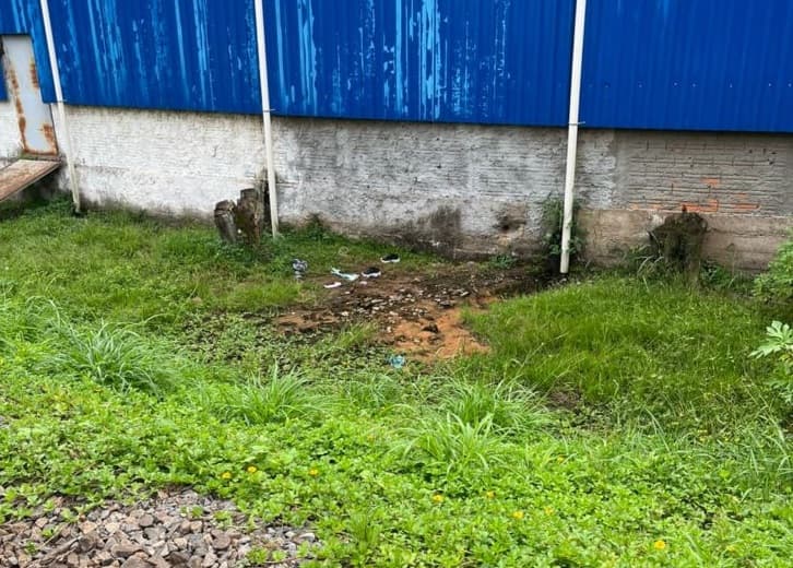 Local onde o crime aconteceu (Foto: Polícia Civil)