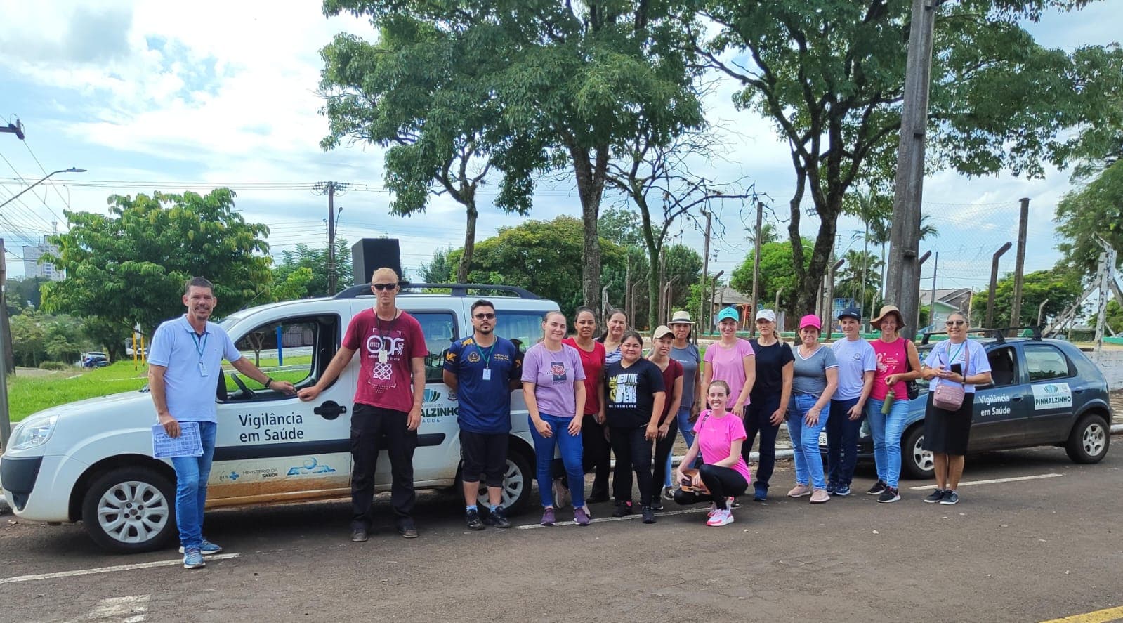 Ação de combate a dengue no Bairro Pioneiro (Foto: Divulgaçaõ )
